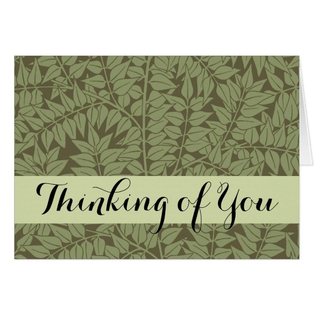 William Morris Branch Blätter Wallpaper (Vorderseite (Horizontal))