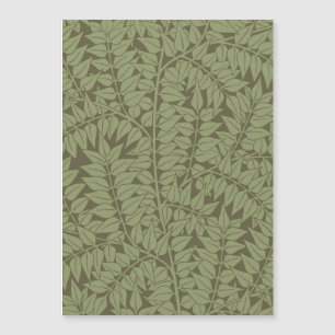 William Morris Branch Blätter Wallpaper Magnetkarte