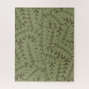 William Morris Branch Blätter Wallpaper Puzzle