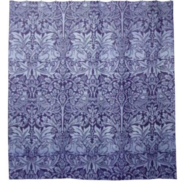 William Morris Brer Rabbit Duschvorhang (Vorderseite)