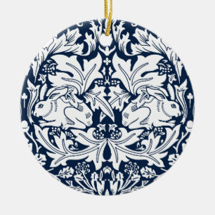 William Morris Brer Rabbit Muster Keramik Ornament