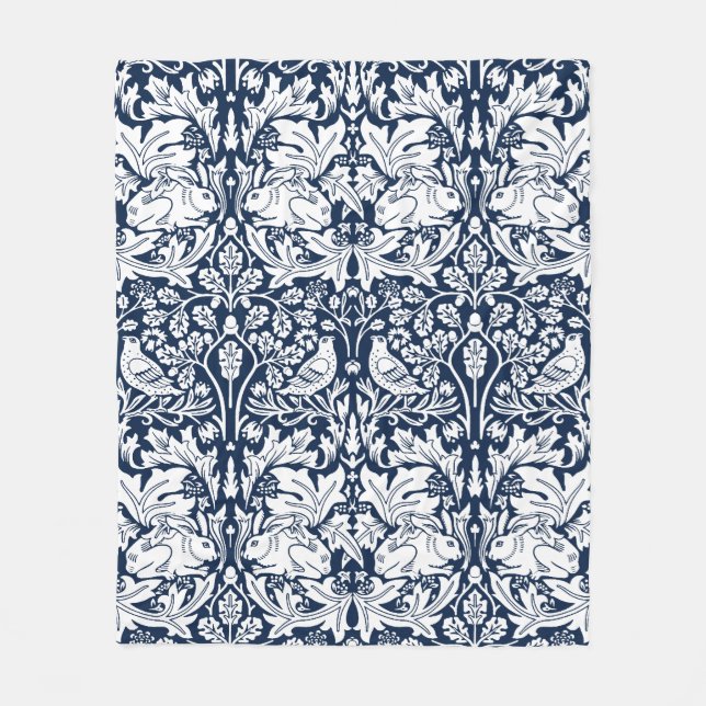 William Morris Brer Rabbit Pattern Fleecedecke (Vorderseite)