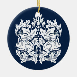 William Morris Brer Rabbit Pattern Keramik Ornament