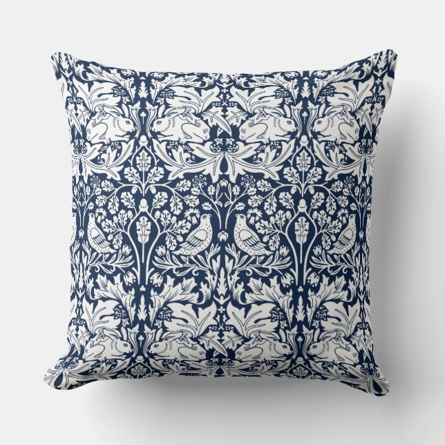 William Morris Brer Rabbit Pattern Kissen (Vorderseite)