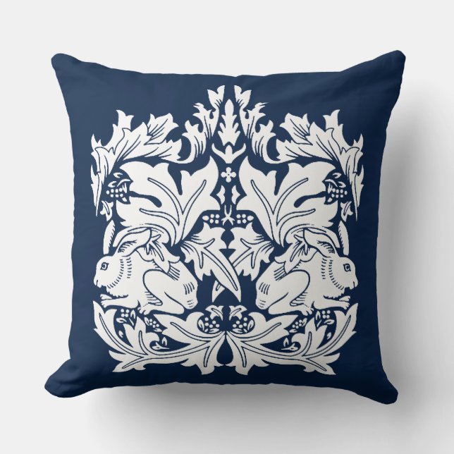 William Morris Brer Rabbit Pattern Kissen (Vorderseite)