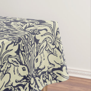 William Morris Brer Rabbit Vintag Blue Pattern Tischdecke