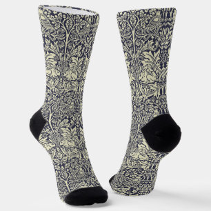 William Morris Brer Rabbit Vintage Blaues Muster Socken