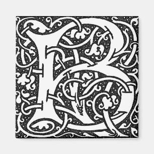 William Morris Brief B - Magnet