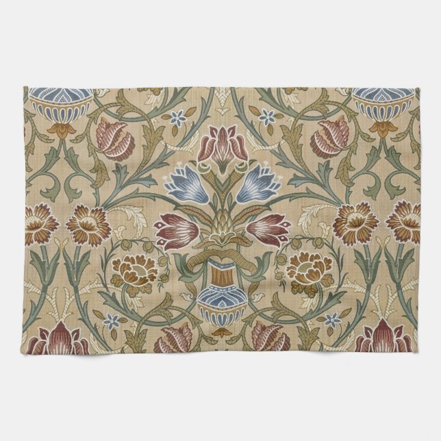 William Morris Brocade Elegant Geschirrtuch (Horizontal)