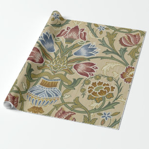 William Morris Brocade Floral Wallpaper Pattern Geschenkpapier