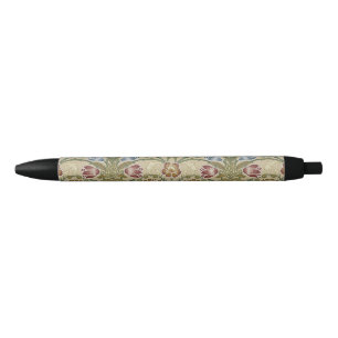 William Morris Brocade Floral Wallpaper Pattern Kugelschreiber