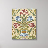 William Morris Brocade Floral Wallpaper Pattern