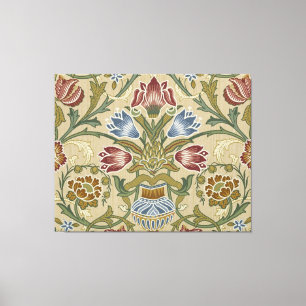 William Morris Brocade Floral Wallpaper Pattern Leinwanddruck