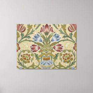 William Morris Brocade Floral Wallpaper Pattern Leinwanddruck