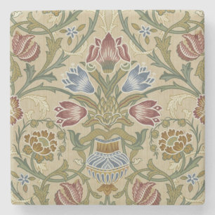 William Morris Brocade Floral Wallpaper Pattern Steinuntersetzer