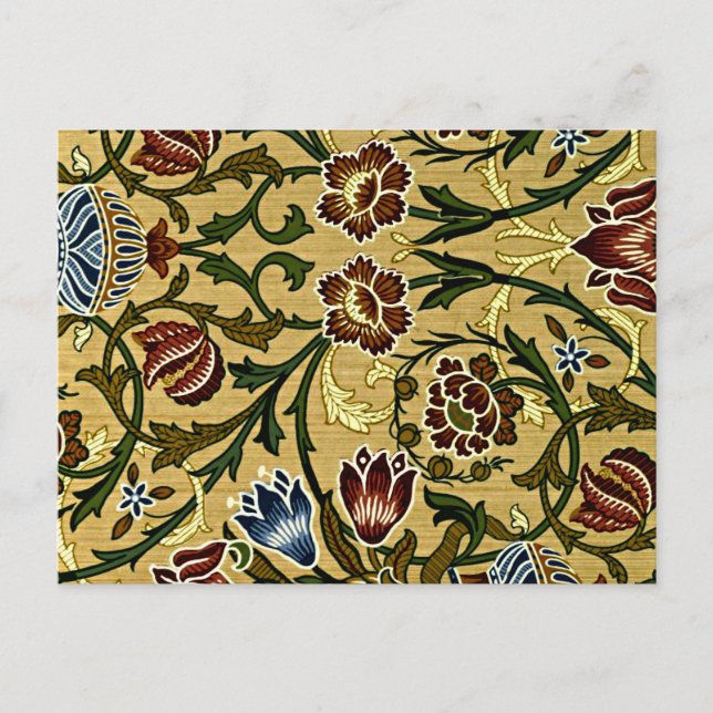 William Morris - Brocade Postkarte (Vorderseite)