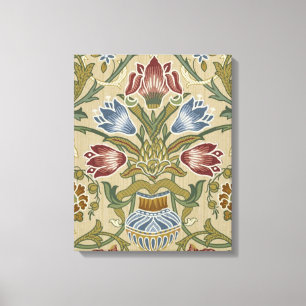 William Morris Brokat Blumen Tapetenmuster Leinwanddruck