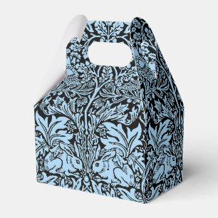 William Morris Brother Rabbit Hellblau Schwarz Geschenkschachtel
