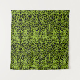 William Morris Brother Rabbit Sage Grün Schwarz Wandteppich