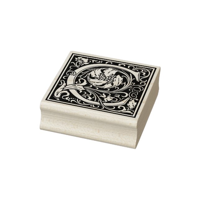 William Morris Buchstabe C Gummistempel (Stempel)