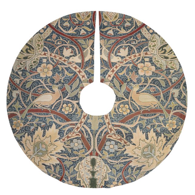William Morris Bullerswood Faux Tapestry Polyester Weihnachtsbaumdecke (Vorderseite)