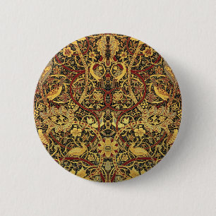 William Morris Bullerswood Faux-Teppich Button