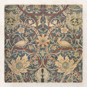 William Morris Bullerswood Faux-Teppich Glasuntersetzer