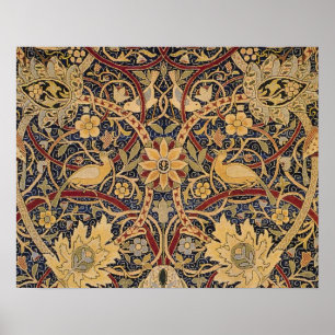 William Morris Bullerswood Faux-Teppich Poster
