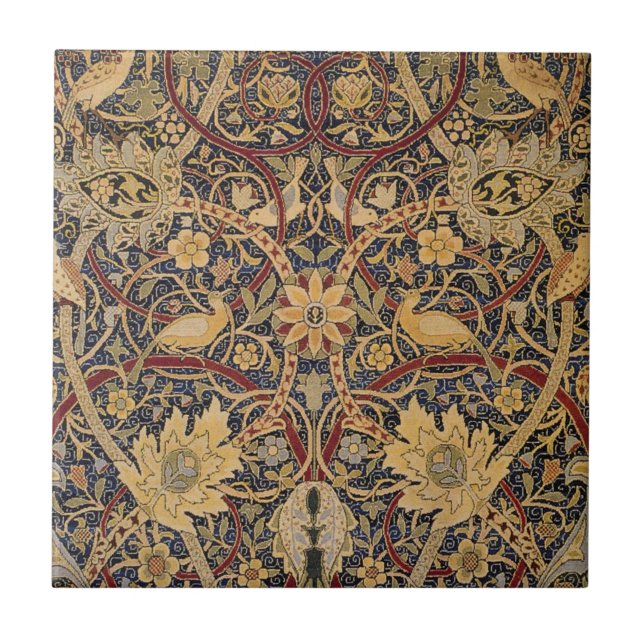 William Morris Bullerswood Imitats Tapestry Fliese (Vorderseite)