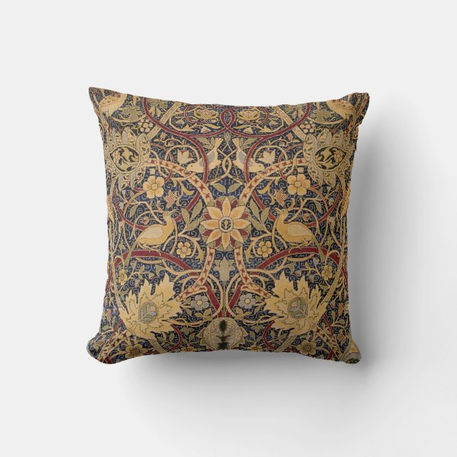 William Morris Bullerswood Imitats Tapestry Kissen (Vorderseite)