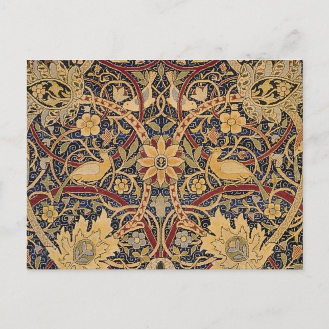 William Morris Bullerswood Imitats Tapestry Postkarte (Vorderseite)