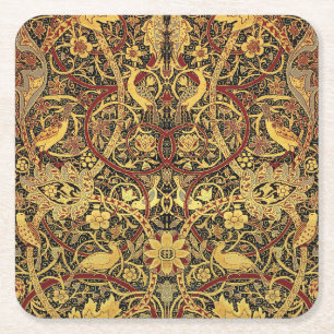 William Morris Bullerswood Imitats Tapestry Rechteckiger Pappuntersetzer
