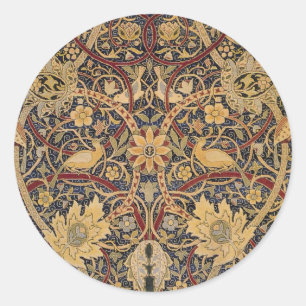 William Morris Bullerswood Imitats Tapestry Runder Aufkleber