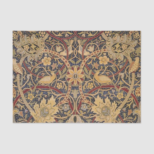 William Morris Bullerswood Imitats Tapestry Seidenpapier (Vorderseite)