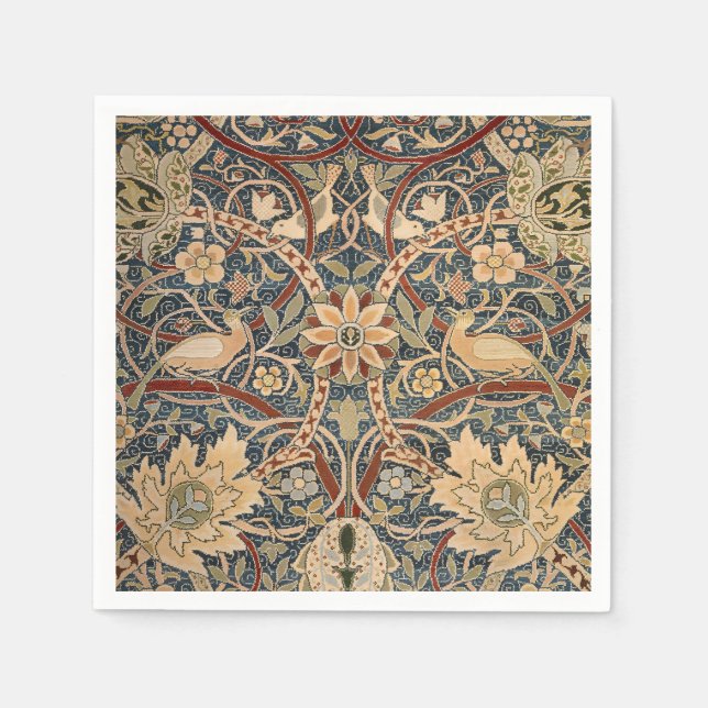 William Morris Bullerswood Imitats Tapestry Serviette (Vorderseite)