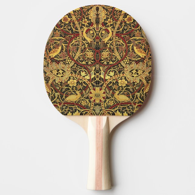 William Morris Bullerswood Imitats Tapestry Tischtennis Schläger (Vorderseite)