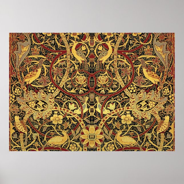 William Morris Bullerswood Tapestry Poster (Vorne)
