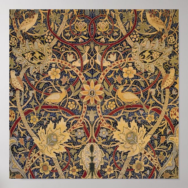 William Morris Bullerswood Tapestry Poster (Vorne)