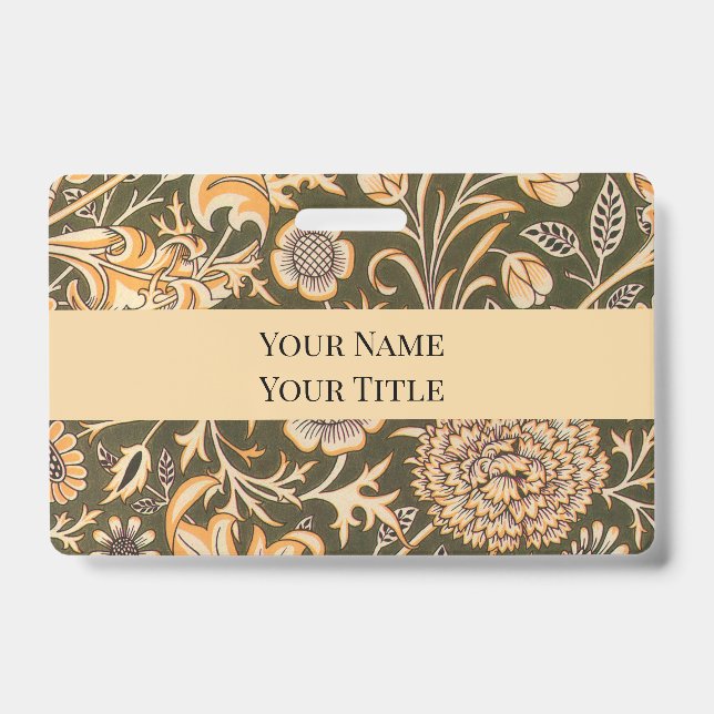 William Morris Cherwell Wallpaper Pattern Ausweis (Vorderseite)