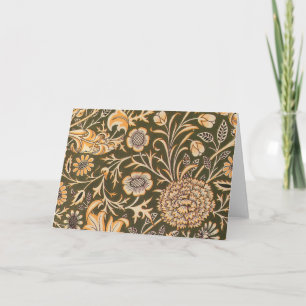 William Morris Cherwell Wallpaper Pattern Dankeskarte