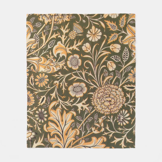 William Morris Cherwell Wallpaper Pattern Fleecedecke (Vorderseite)