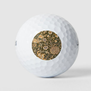 William Morris Cherwell Wallpaper Pattern Golfball