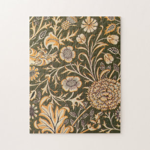 William Morris Cherwell Wallpaper Pattern Puzzle