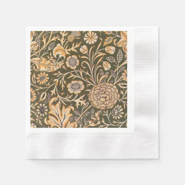 William Morris Cherwell Wallpaper Pattern Serviette (Vorderseite)