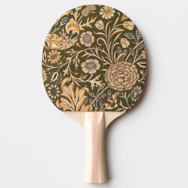 William Morris Cherwell Wallpaper Pattern Tischtennis Schläger (Vorderseite)