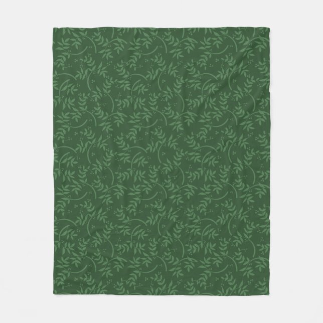 William Morris Christmas Fleecedecke (Vorderseite)