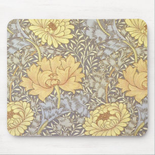 William Morris Chrysantheme Hübsche Blume Mousepad