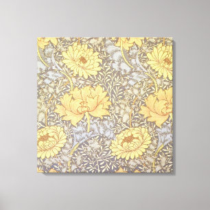 William Morris Chrysantheme-Mums Blumen Leinwanddruck