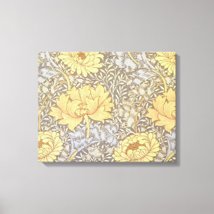 William Morris Chrysantheme-Mums Blumen Leinwanddruck