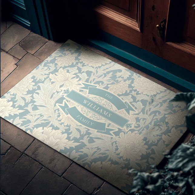 William Morris Chrysanthemen-Muster Fußmatte (Von Creator hochgeladen)